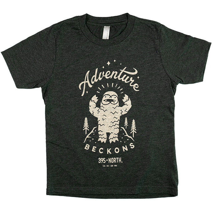 Mountain Yeti Kids- Adventure Beckons T-shirt - Kid's