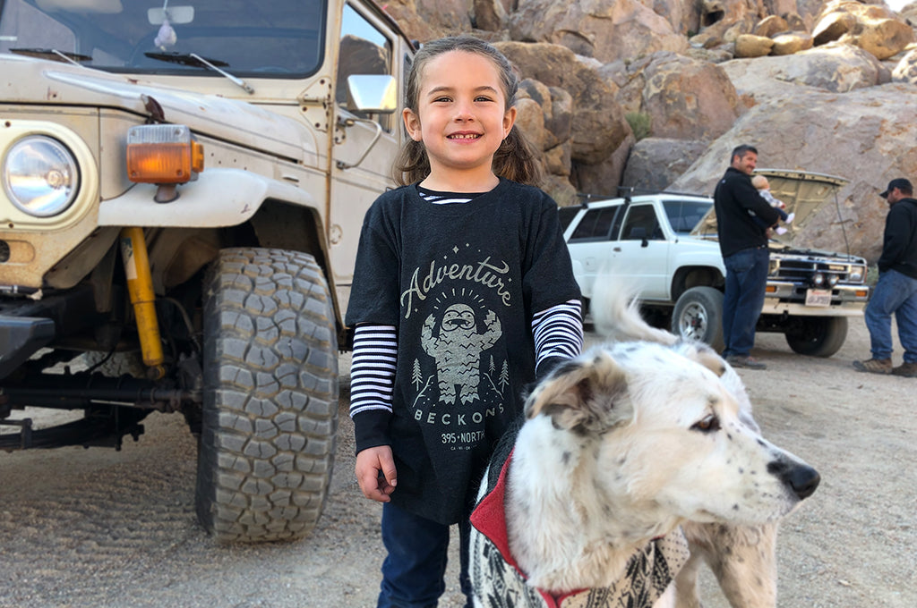 Mountain Yeti Kids- Adventure Beckons T-shirt - Kid's