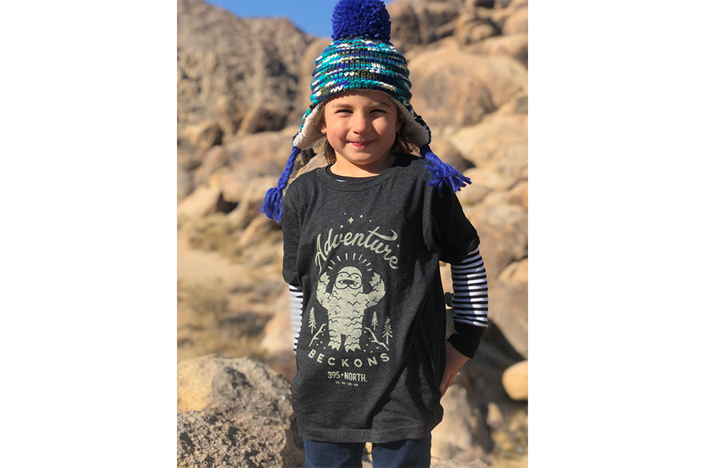 Mountain Yeti Kids- Adventure Beckons T-shirt - Kid's